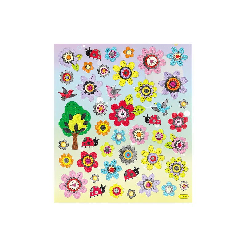 - ​​Pet toys under 10 yuan- ​​Pet toys under 10 yuanSilver Ladybugs and Flowers Stickers