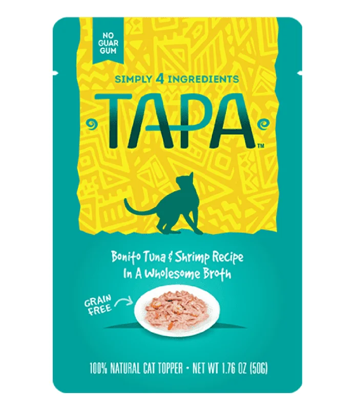    - Weight management cat food  Rawz Tapa Bonito Tuna & Shrimp Cat Food Recipe In Wholesome Broth