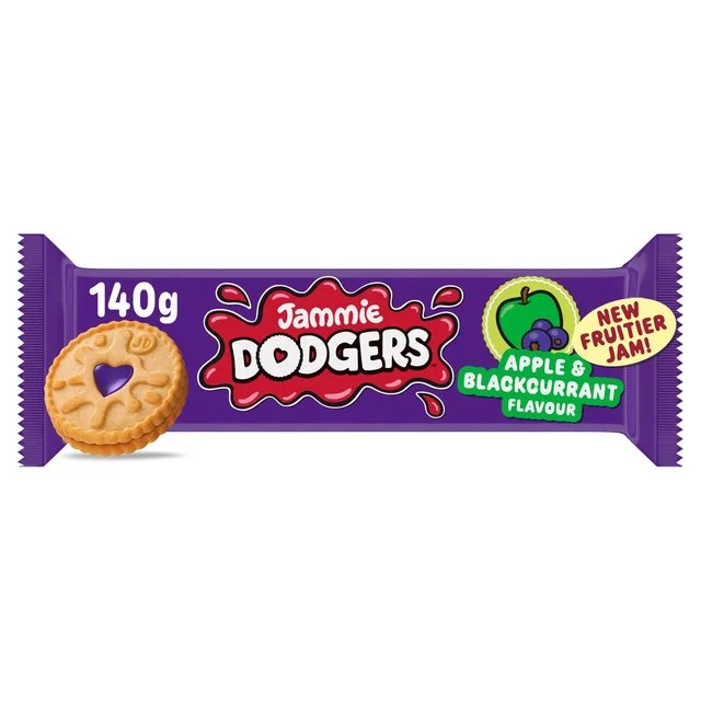 ------Jammie Dodgers Apple & Blackcurrant Biscuits   140g