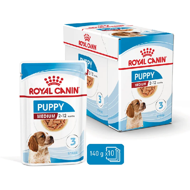 - ​​Christmas pet Christmas clothing- ​​Christmas pet Christmas clothingRoyal Canin - Medium Puppy Dog Wet Food (140g x 10pk)