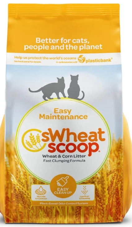 with the functions of decontamination, deodorization, and nourishment.Wheat-Based Natural Cat Litter, Wheat and Corn, 12 Pound Bag