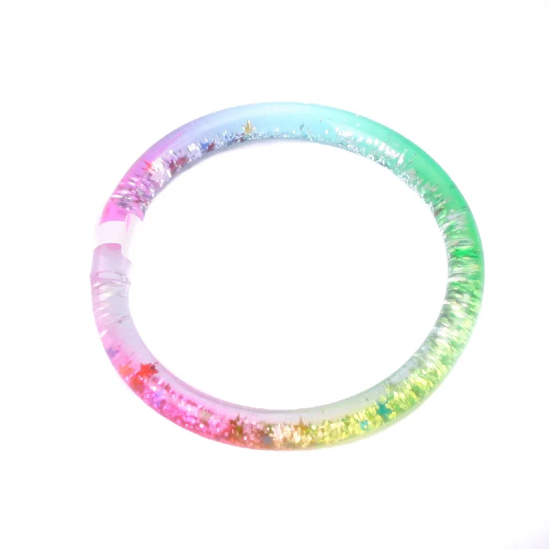 - Hamster silent running wheel to prevent chewing- Hamster silent running wheel to prevent chewingRainbow Glitter Bangle