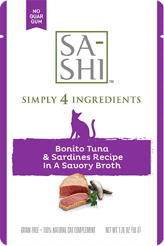 1. **Functional Cat Food**  Rawz Sa-Shi Bonito Tuna & Sardines Cat Food Recipe In Savory Broth