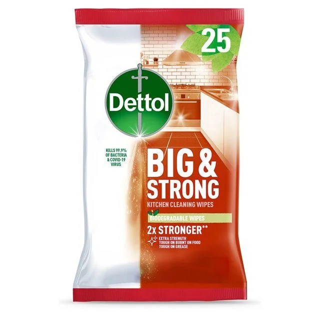 - Winter warm clothes for short-haired dogs- Winter warm clothes for short-haired dogsDettol Big & Strong Kitchen Surface Cleaning Wipes   25 per pack