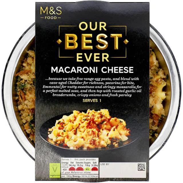 - Air box TSA certified check-in- Air box TSA certified check-inM&S Our Best Ever Macaroni Cheese for One   400g