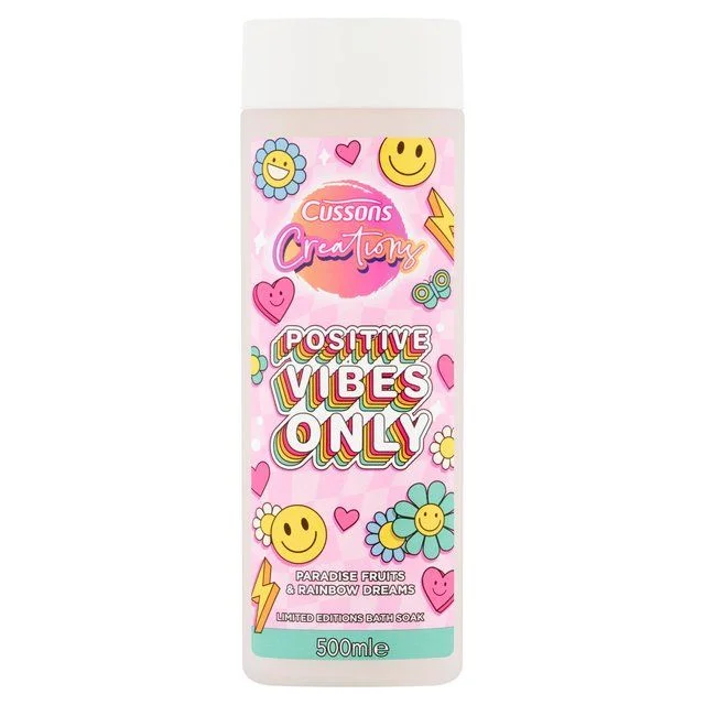 ------Cussons Creations Positive Vibes Only Bubble Bath   500ml