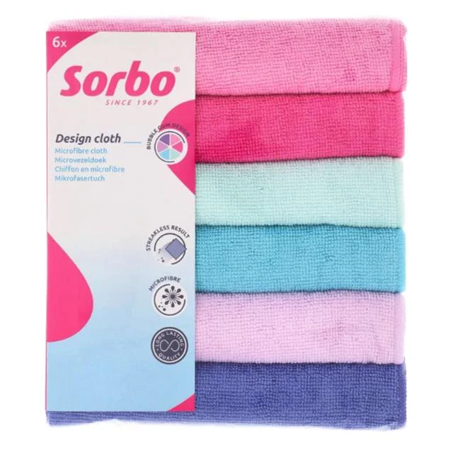 - Degradable pet feces bag- Degradable pet feces bagSorbo Microfibre cloths Bubble gum 40x40cm 6pc Set