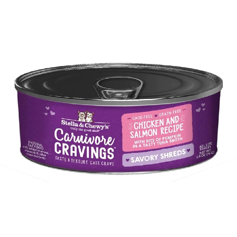    - Orijen cat food reviews  Stella & Chewy's Carnivore Cravings Savory Shreds Chicken & Salmon Dinner Recipe Wet Cat Food