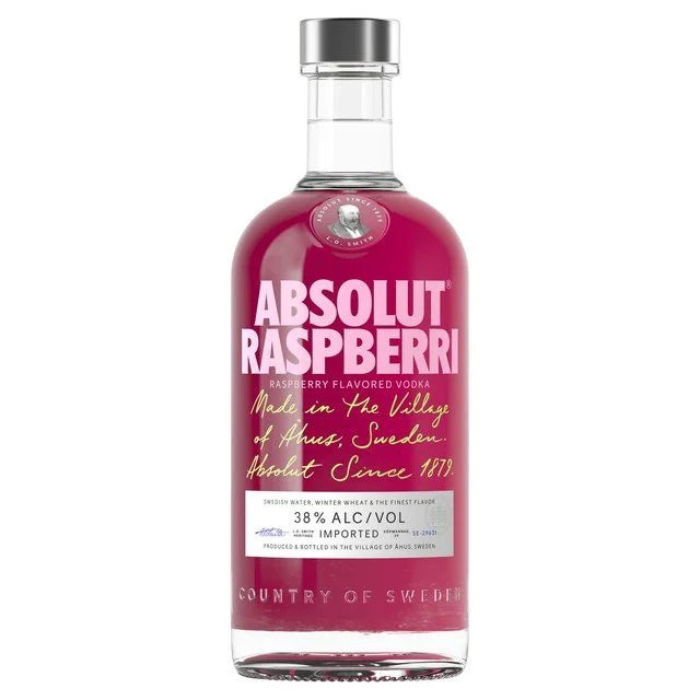 - Air box TSA certified check-in- Air box TSA certified check-inAbsolut Raspberri Raspberry Flavoured Swedish Vodka   70cl