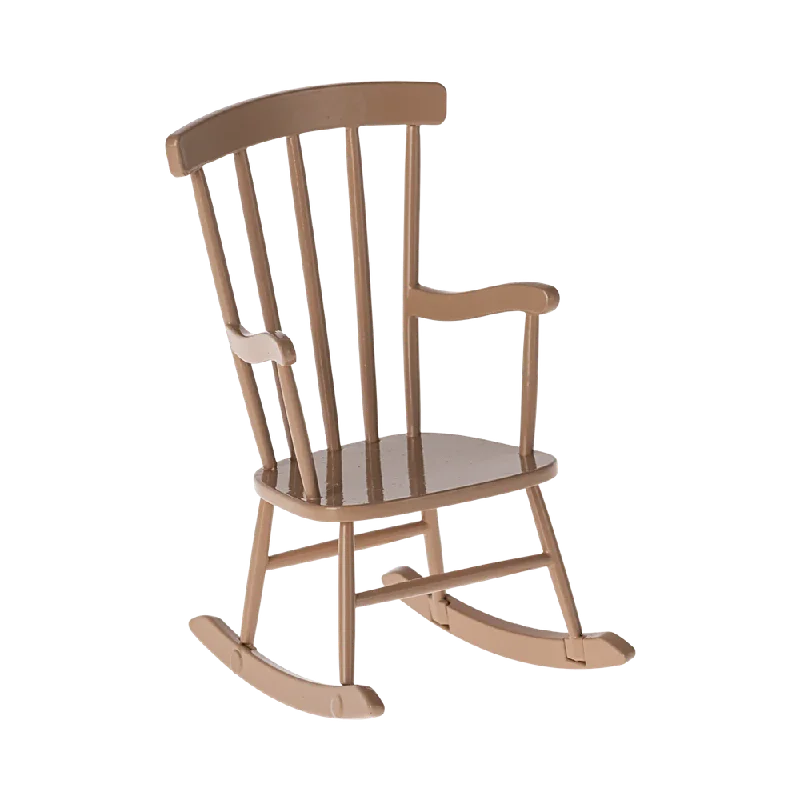 ------Maileg rocking chair for mice - dark powder