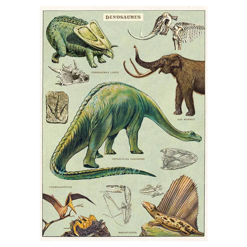 ------Cavallini Vintage Poster Dino