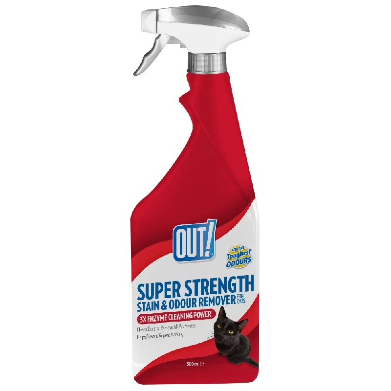 - Winter warm clothes for short-haired dogs- Winter warm clothes for short-haired dogsOUT! - Super Strength Stain & Odour Remover for Cats (500ml)