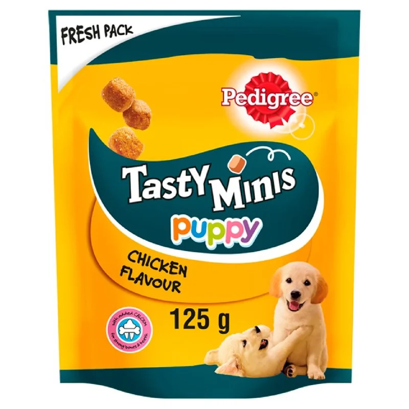 - Dog food nutritional analysisPedigree Tasty Minis Puppy Dog Treats Chewy Cubes with Chicken 125g