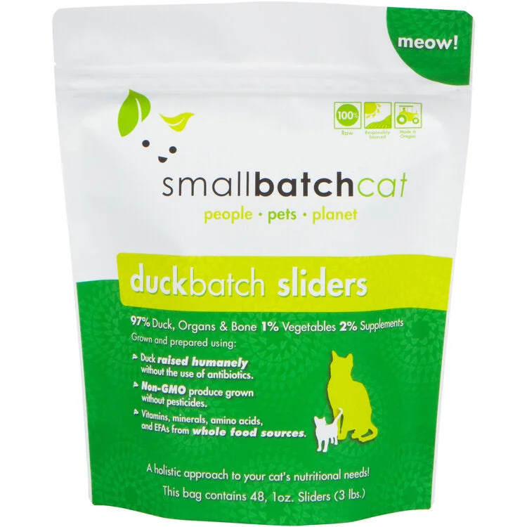    - Cat food nutritional analysis  Smallbatch Frozen DuckBatch Cat Food