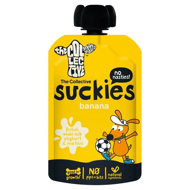 - Teething and chewing toys for puppies- Teething and chewing toys for puppiesThe Collective Suckies Banana Yoghurt   90g