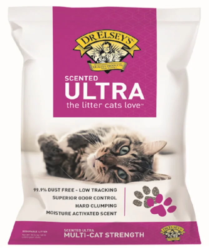 remove dead hair and dandruff, and promote pet skin health.Dr. Elsey's Precious Cat Ultra Scented Cat Litter (40-lb Bag)