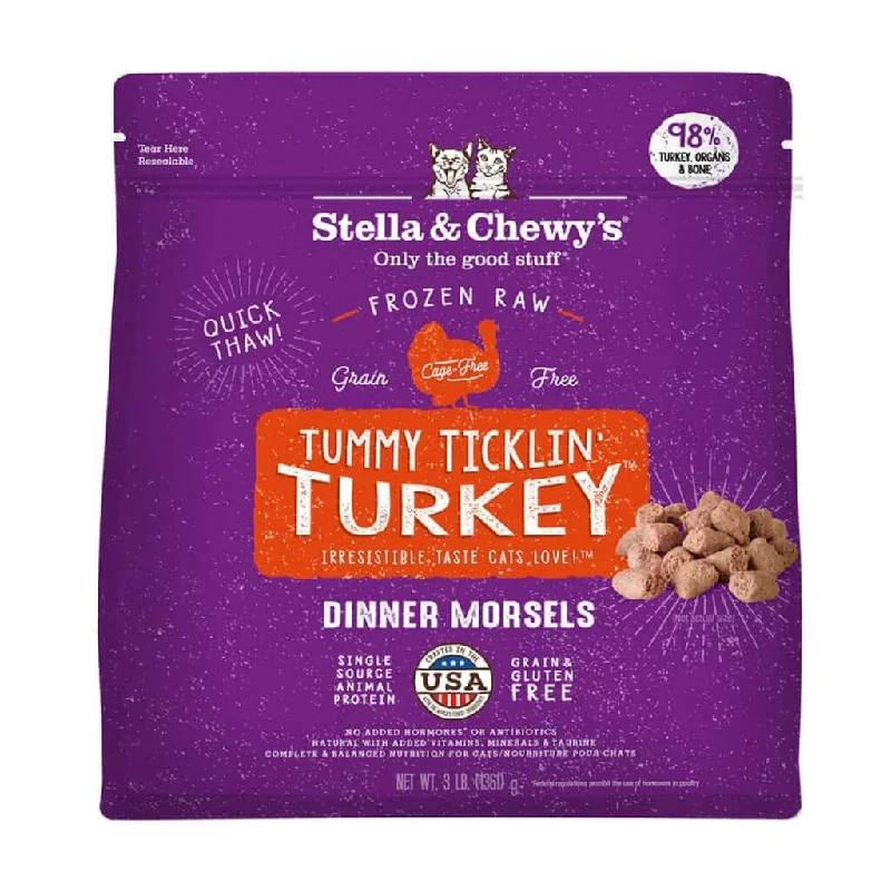 5. **Health and Nutrition**  Stella & Chewy's Tummy Ticklin' Turkey Frozen Raw Dinner Morsels Cat Food