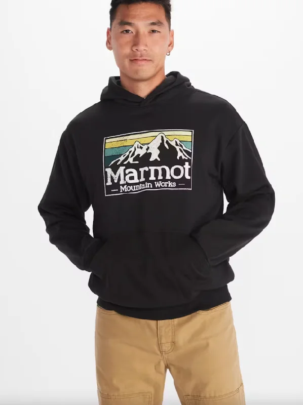 - Deodorizing cat litter tofu litter- Deodorizing cat litter tofu litterMen's Marmot Mountain Works Gradient Hoodie - Black