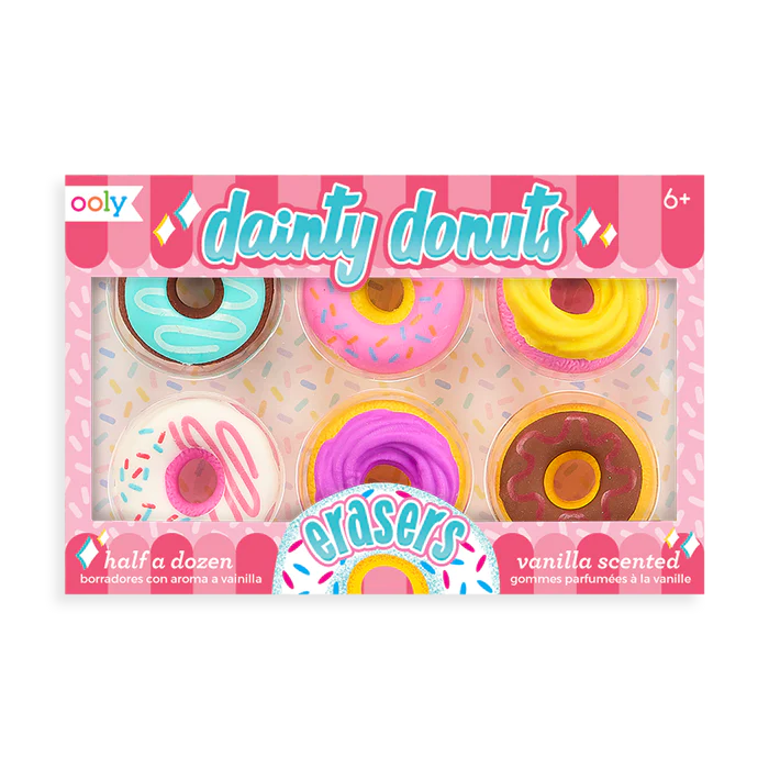 - Air box TSA certified check-in- Air box TSA certified check-inOoly dainty donuts scented erasers