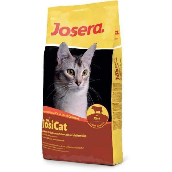 7. **Dog traction rope is automatically retractable**Josera JosiCat Beef Indoor-Outdoor Cat 4kg